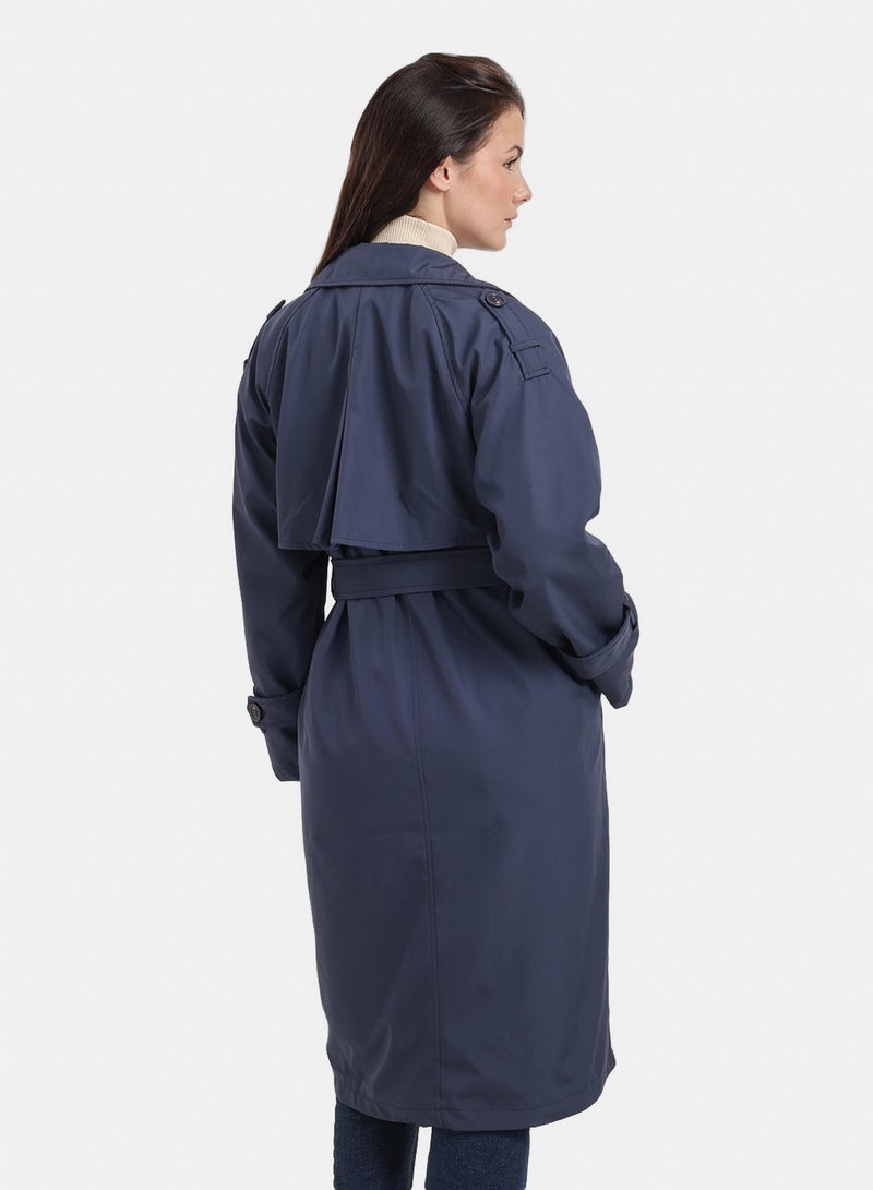 Carina Double-Breasted Trench Coat - Image 2